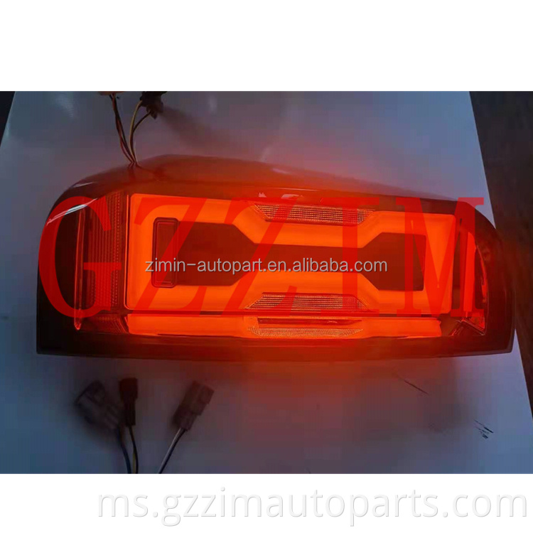 Bahagian Kereta Lampu Belakang Red Hitam Tail Led Hitam Untuk Tund*R 2014